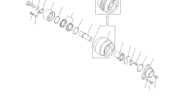Замок 01660-02035 Komatsu