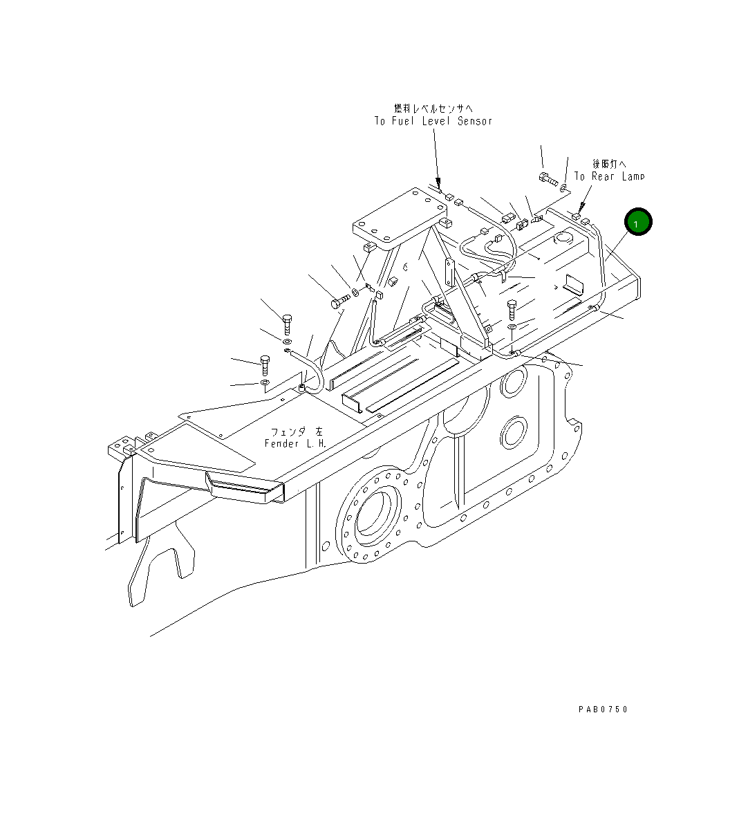 Жгут проводов 17A-06-13311 Komatsu