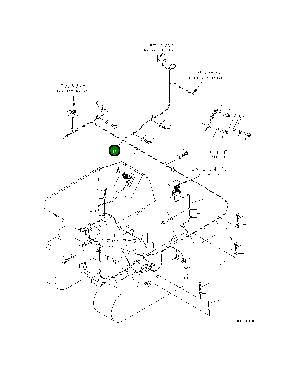 Жгут проводов 8229-06-1210 Komatsu