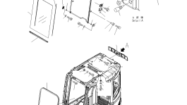 Верхний блок, правый 22B-54-15661 Komatsu