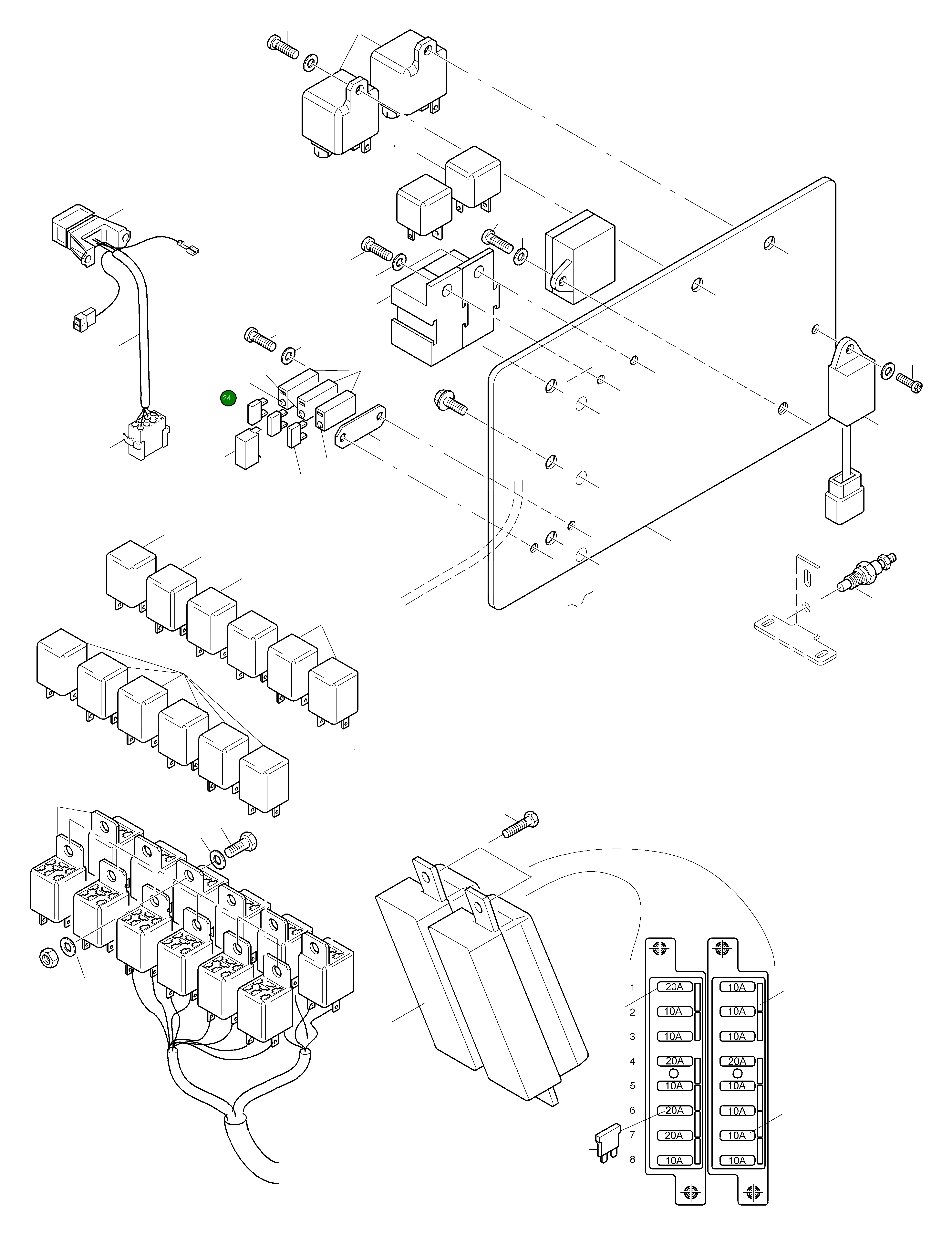 Вставка 42R-09-H0820 Komatsu