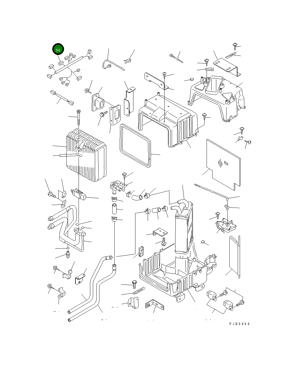 Жгут проводов ND246460-5020 Komatsu