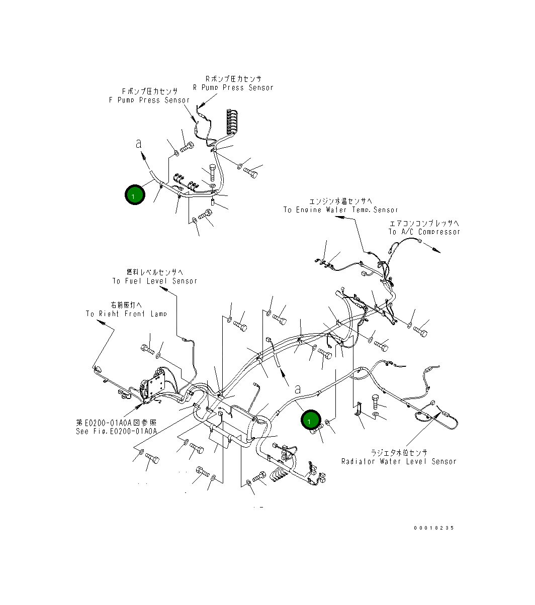 Жгут проводов 20Y-06-99740 Komatsu