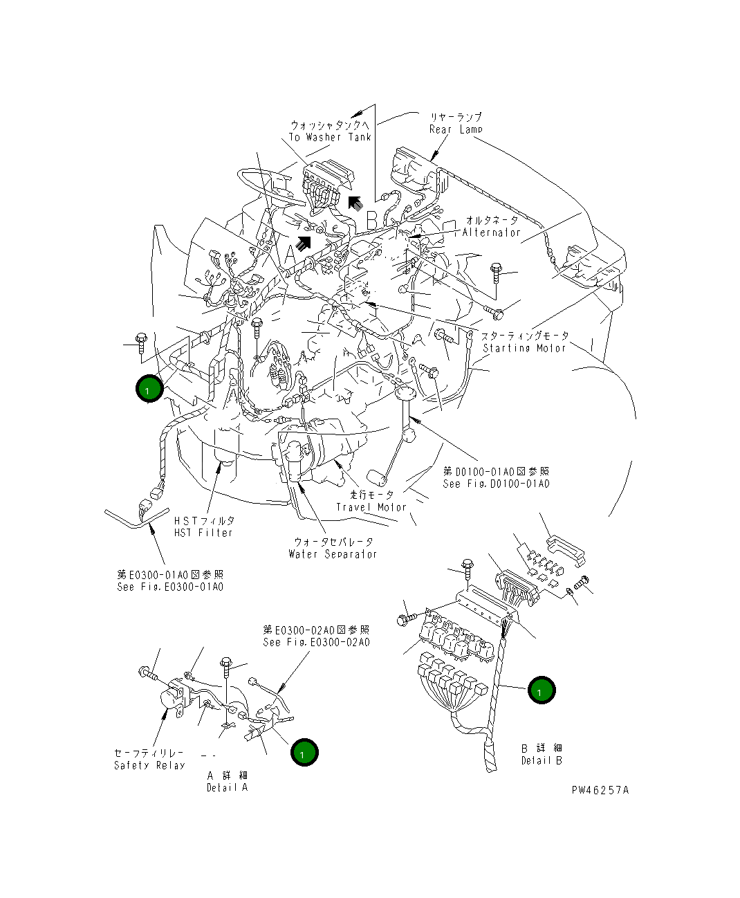 Жгут проводов \4\361-06-22161 Komatsu