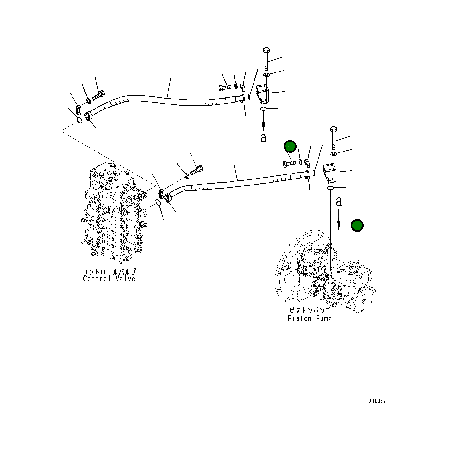 Блок 208-62-71821 Komatsu