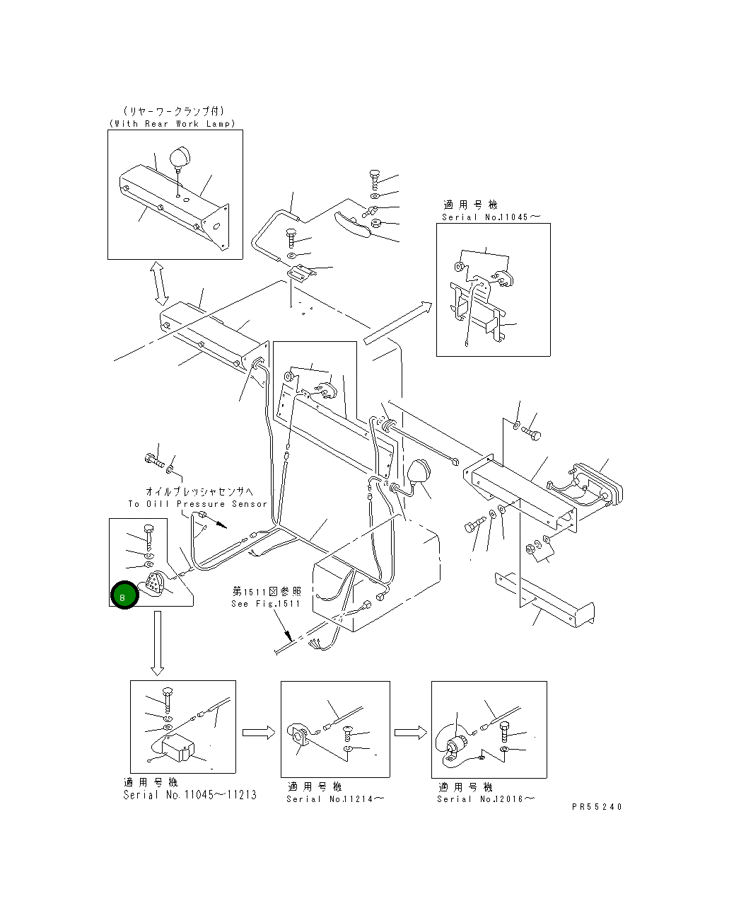 Кабель 234-06-31130 Komatsu