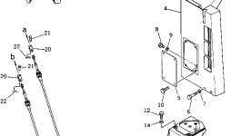 Кабель 195-43-43350 Komatsu