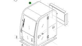 Кабина K1002333A Komatsu