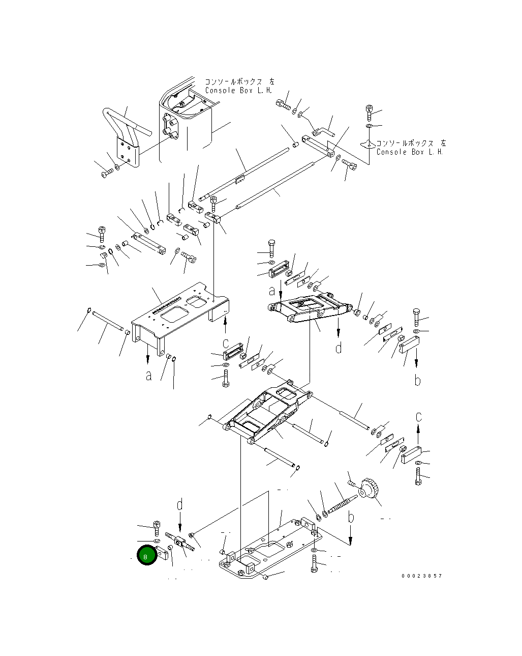 Блок 154-43-73890 Komatsu