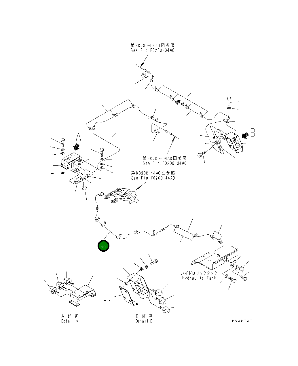 Жгут проводов 569-86-87111 Komatsu