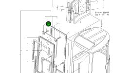 Замок YM172187-67840 Komatsu