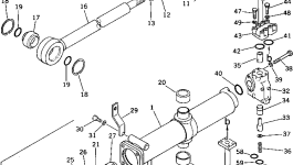 Цилиндр 196-63-12140 Komatsu
