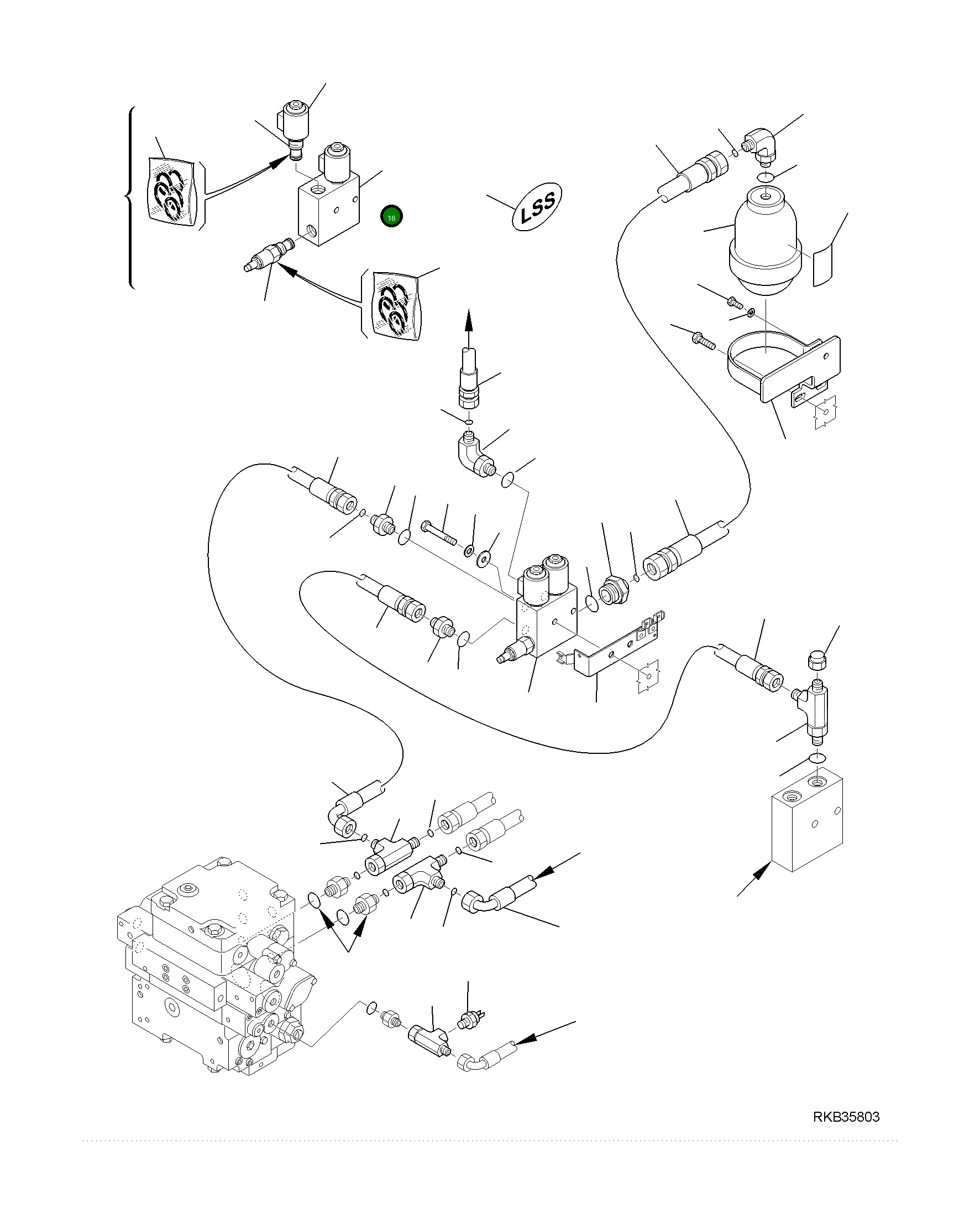 Блок 42N-64-11830 Komatsu