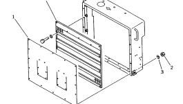 Защитный кожух 566-84-6A820 Komatsu