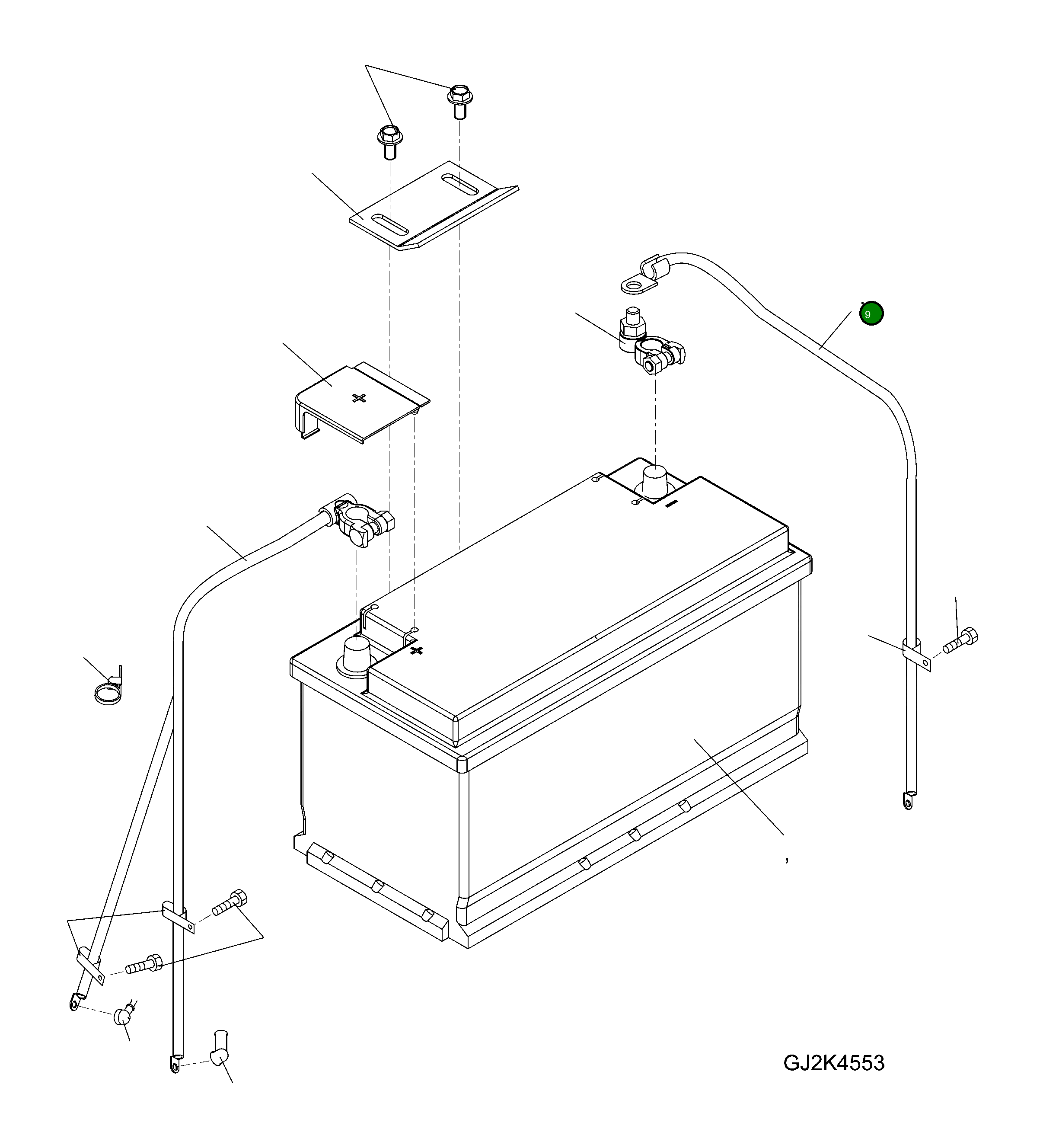 Кабель 42W-06-22131 Komatsu