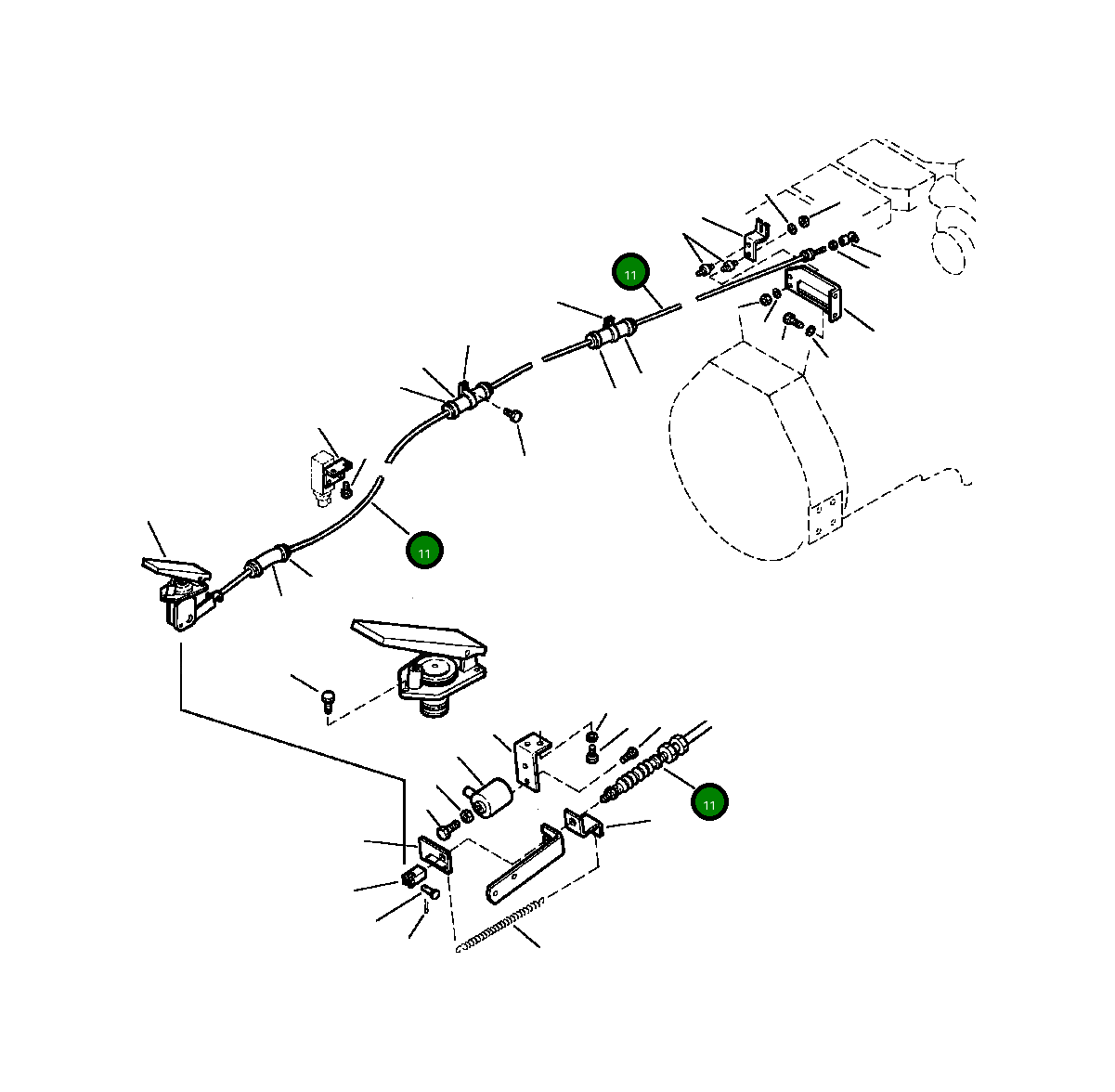 Кабель 426-43-11530 Komatsu