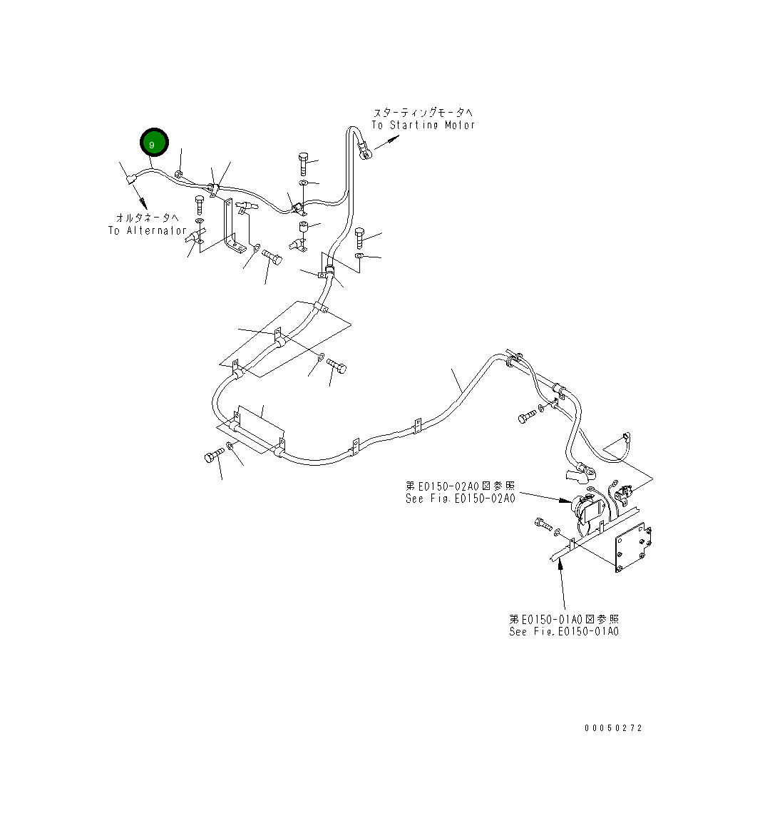 Кабель 56D-06-24551 Komatsu