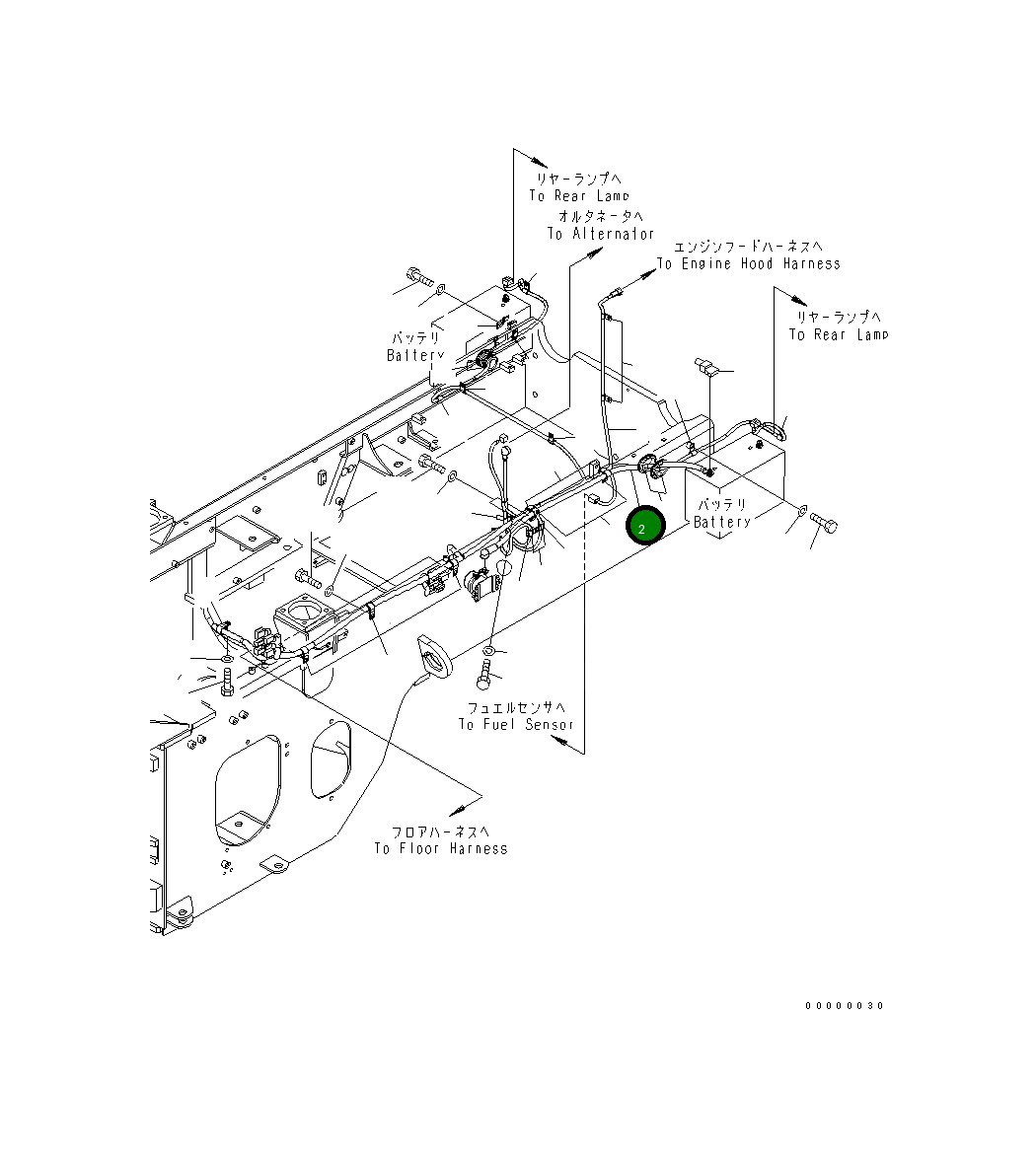 Кабель 418-06-32640 Komatsu