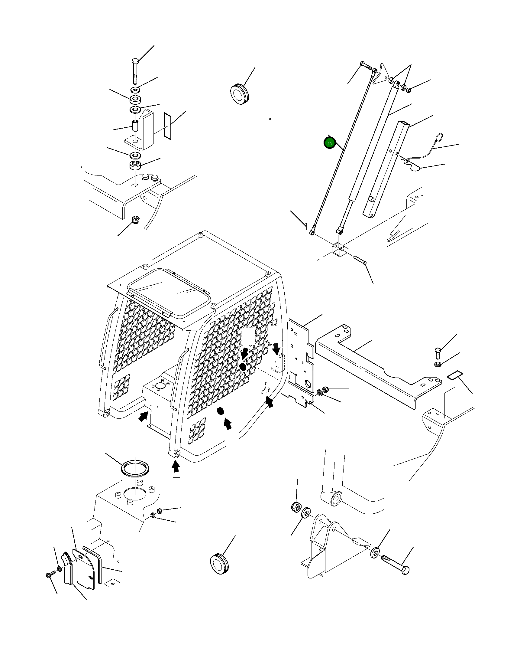 Кабель 37A-54-14441 Komatsu
