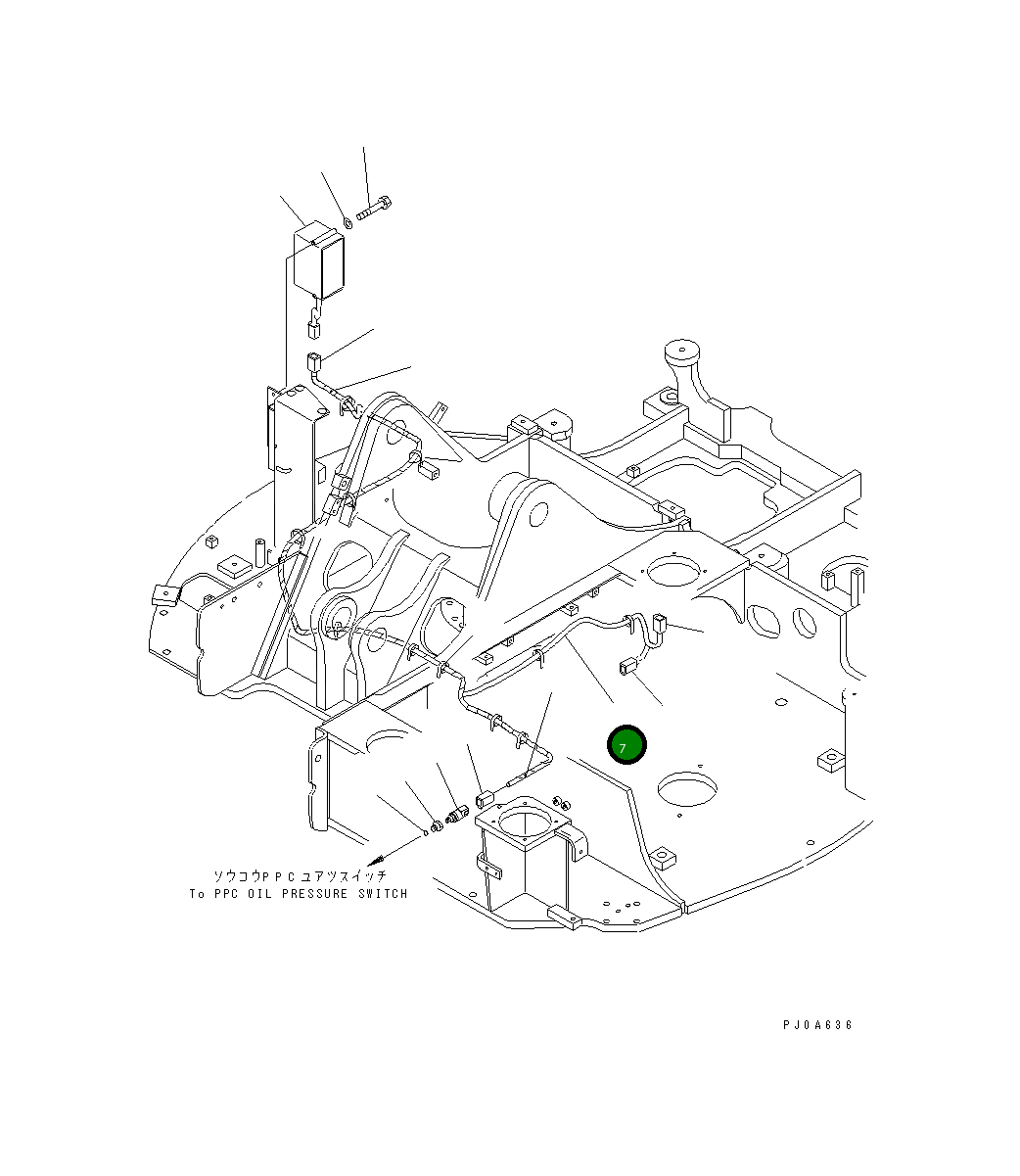 Жгут проводов 21W-06-38230 Komatsu