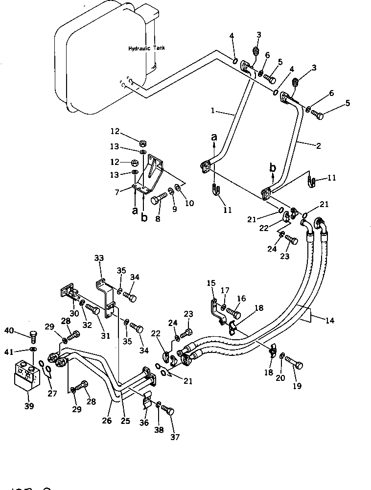 Кронштейн 196-61-31240 Komatsu