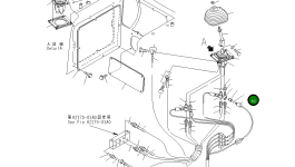 Датчик 7861-92-1200 Komatsu