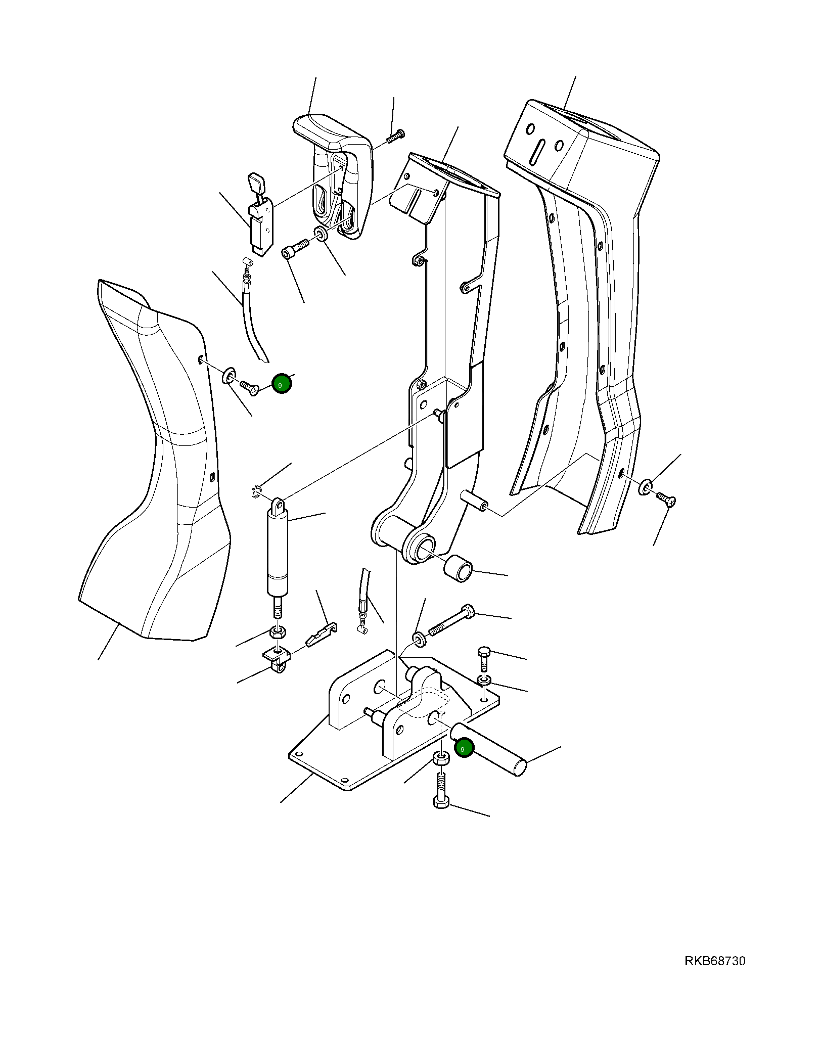 Кабель 42N-54-18620 Komatsu