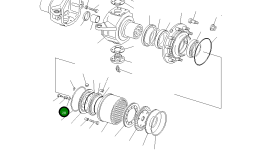 Замок 20E-23-K2540 Komatsu