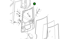 Дверь 21J-54-14311 Komatsu