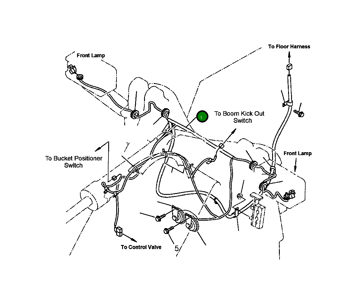 Жгут проводов 418-06-22290 Komatsu