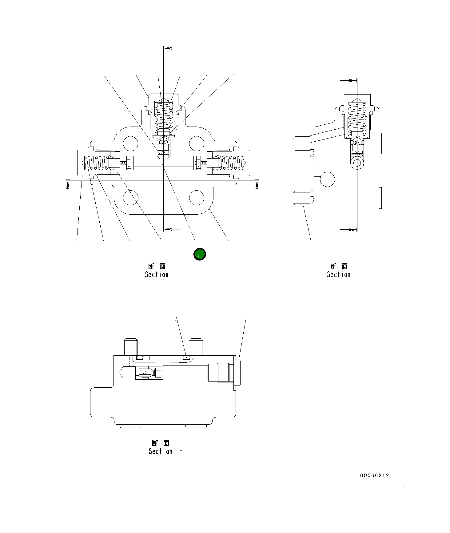 Золотник UC1720001575 Komatsu