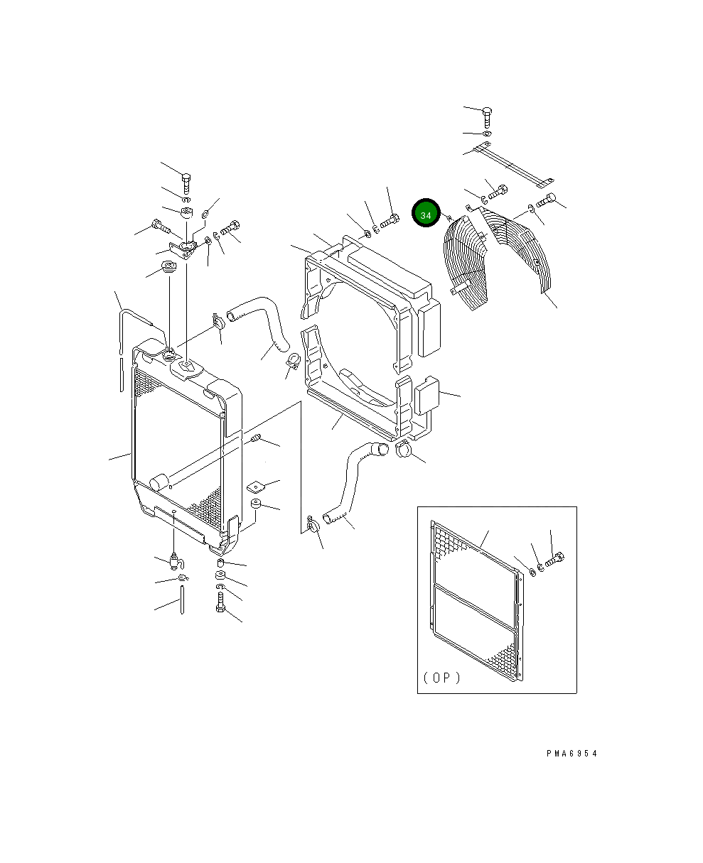 Защитный кожух 12G-03-31121 Komatsu