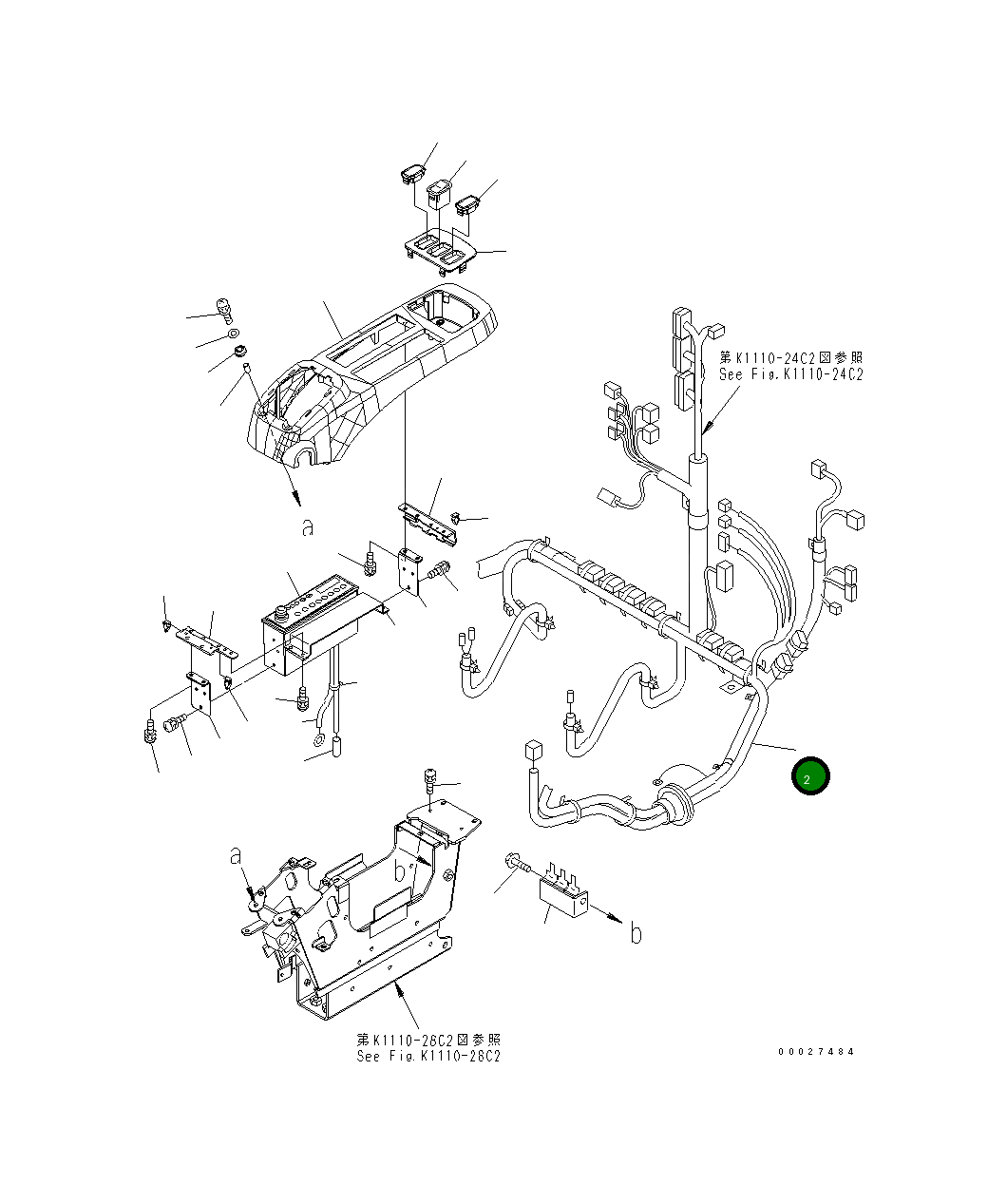 Жгут проводов 208-06-71571 Komatsu