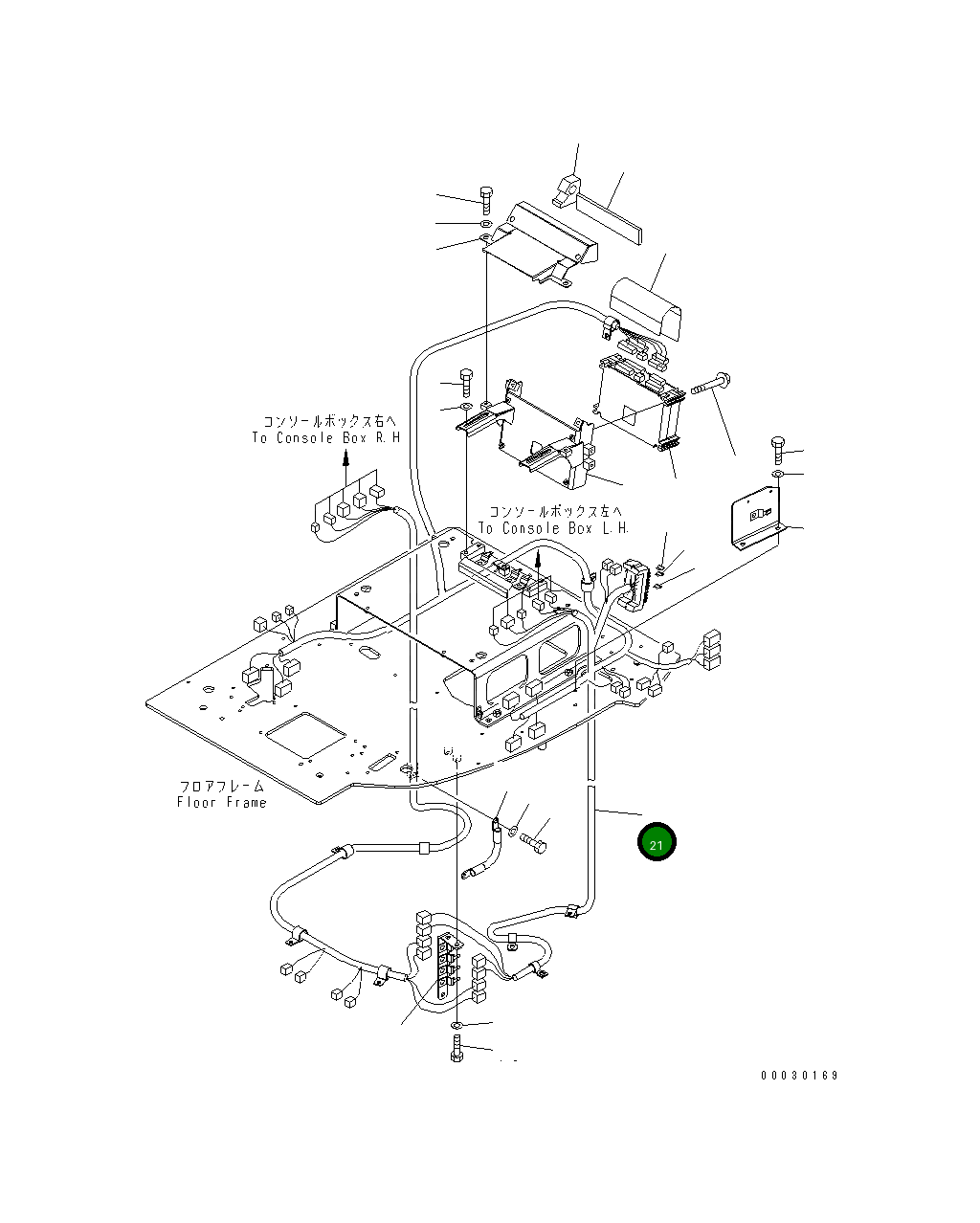 Жгут проводов 22U-06-22780 Komatsu
