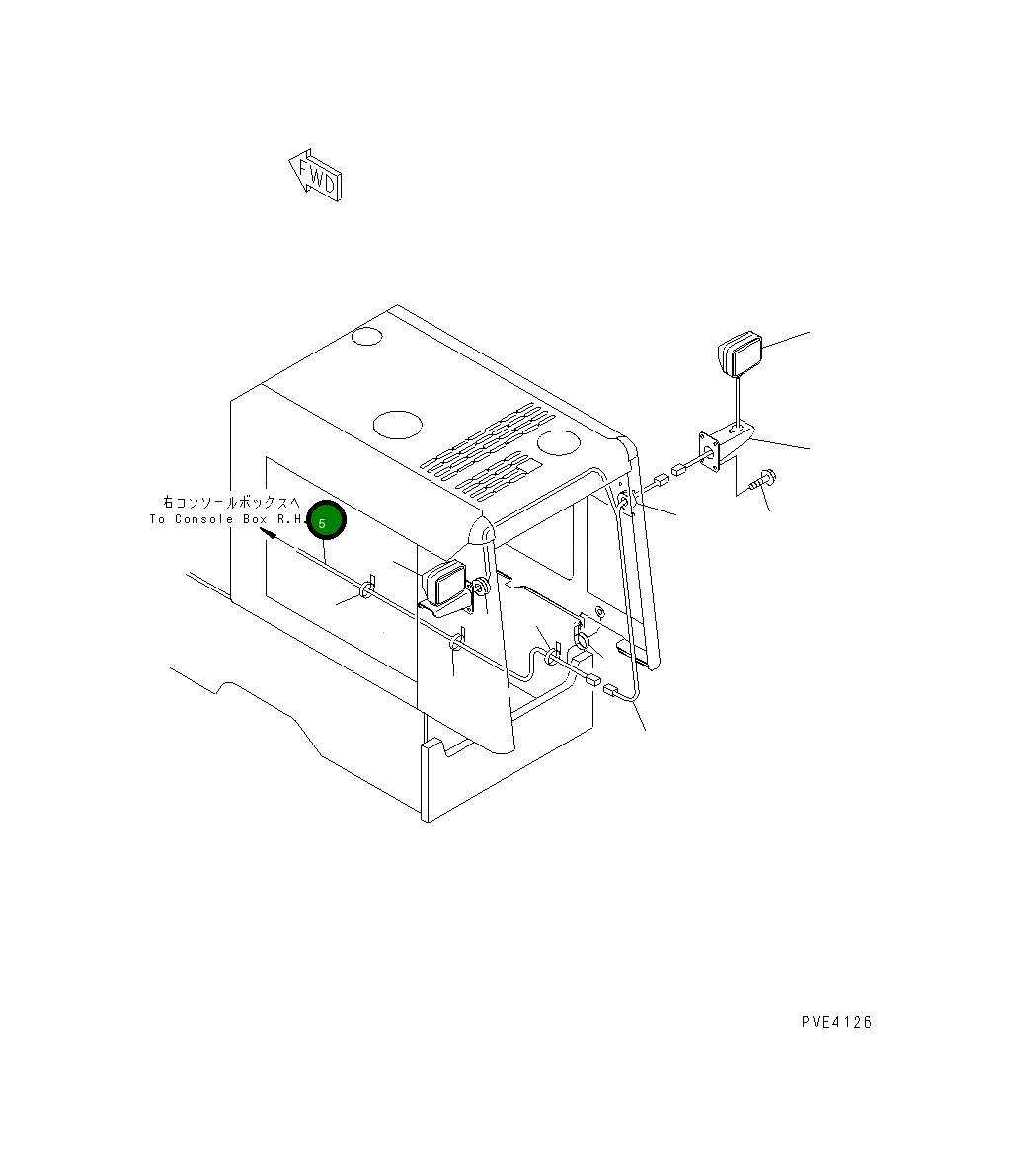 Жгут проводов 415-06-22310 Komatsu