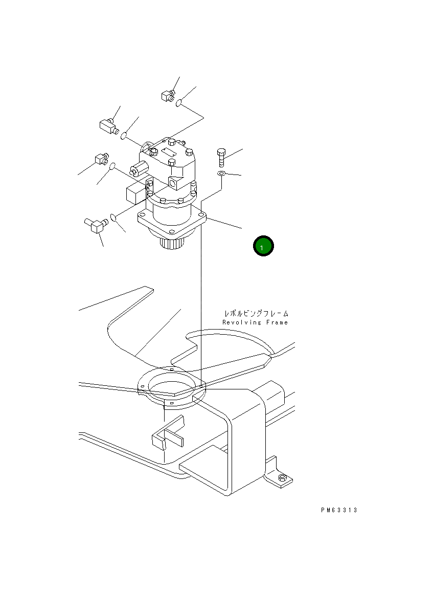 Двигатель 20N-60-83001 Komatsu