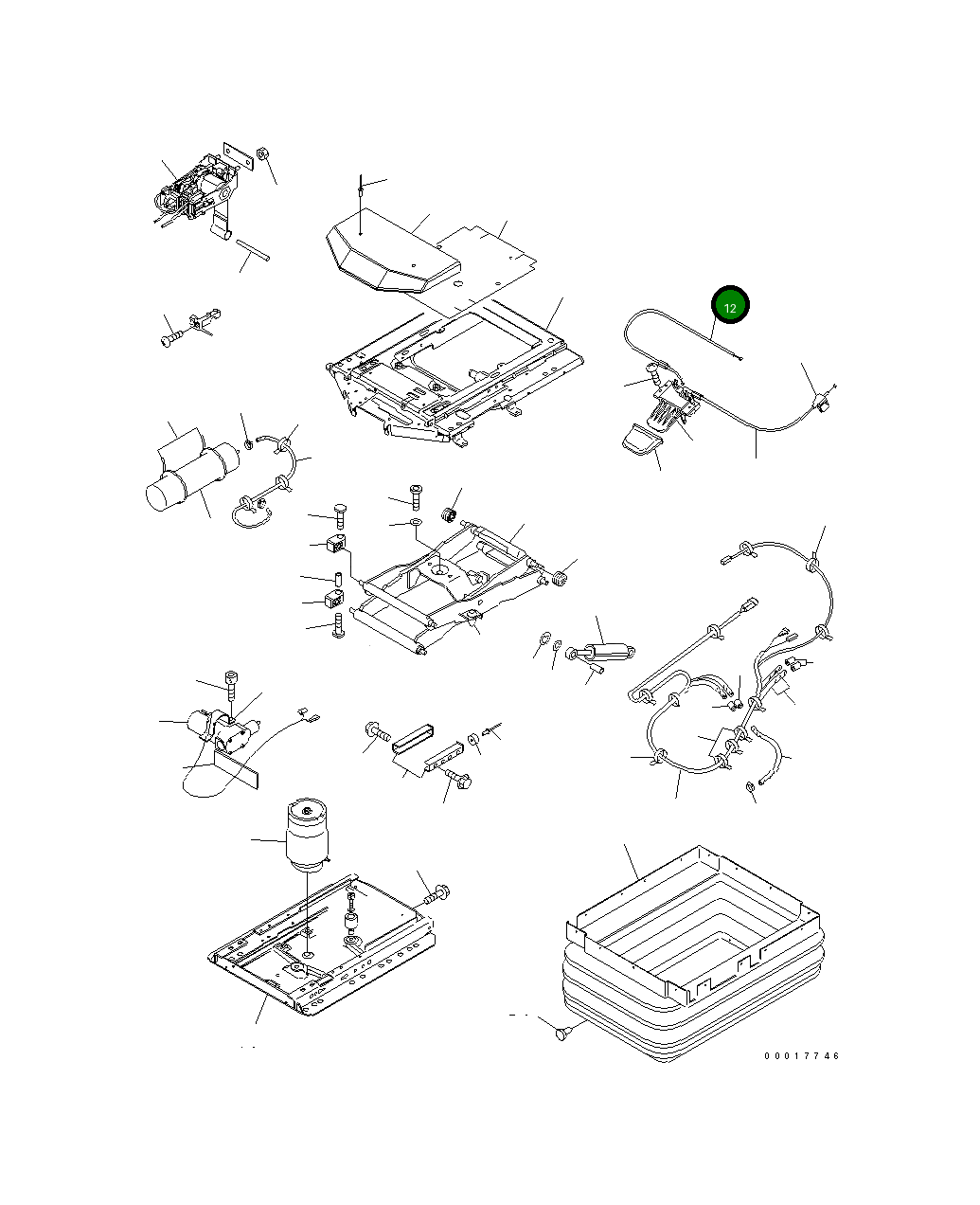 Кабель 20K-57-32780 Komatsu