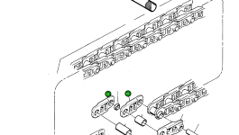 Звено гусеницы 762 579 73 Komatsu