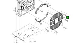 Защитный кожух 21T-03-31642 Komatsu