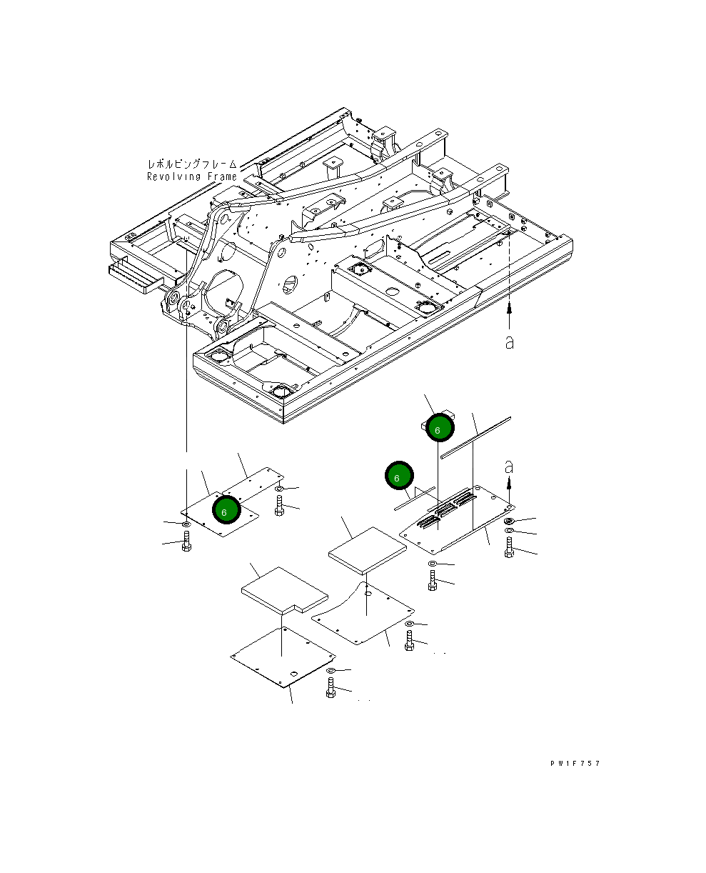 Лист 21K-54-72160 Komatsu