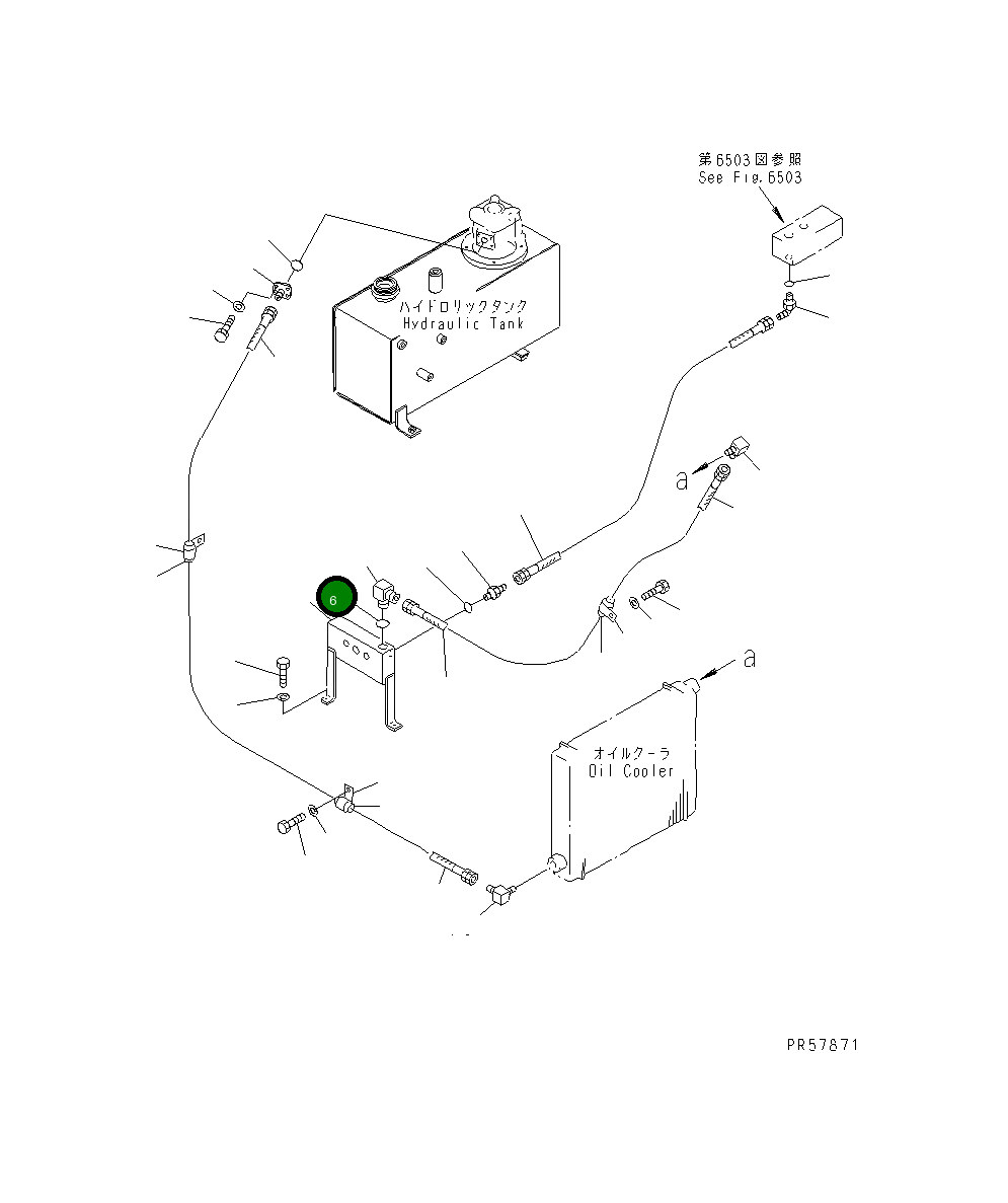 Блок центральный 26A-60-18160 Komatsu