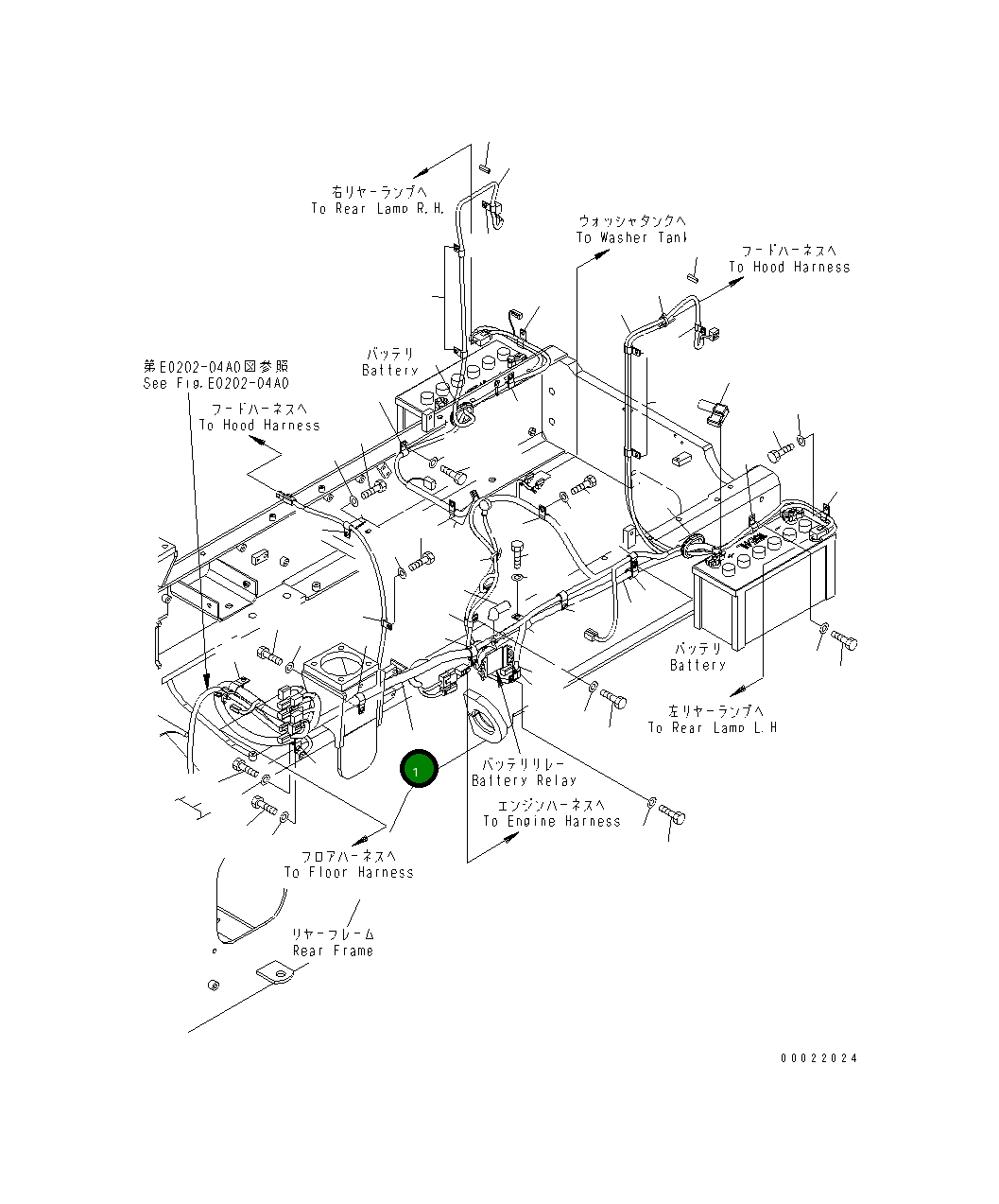 Жгут проводов 416-06-32343 Komatsu