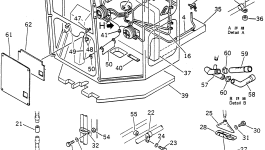 Кронштейн 237-807-1160 Komatsu