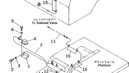 Кронштейн 561-95-62330 Komatsu