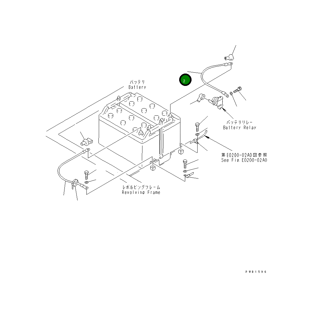 Кабель 08028-64065 Komatsu