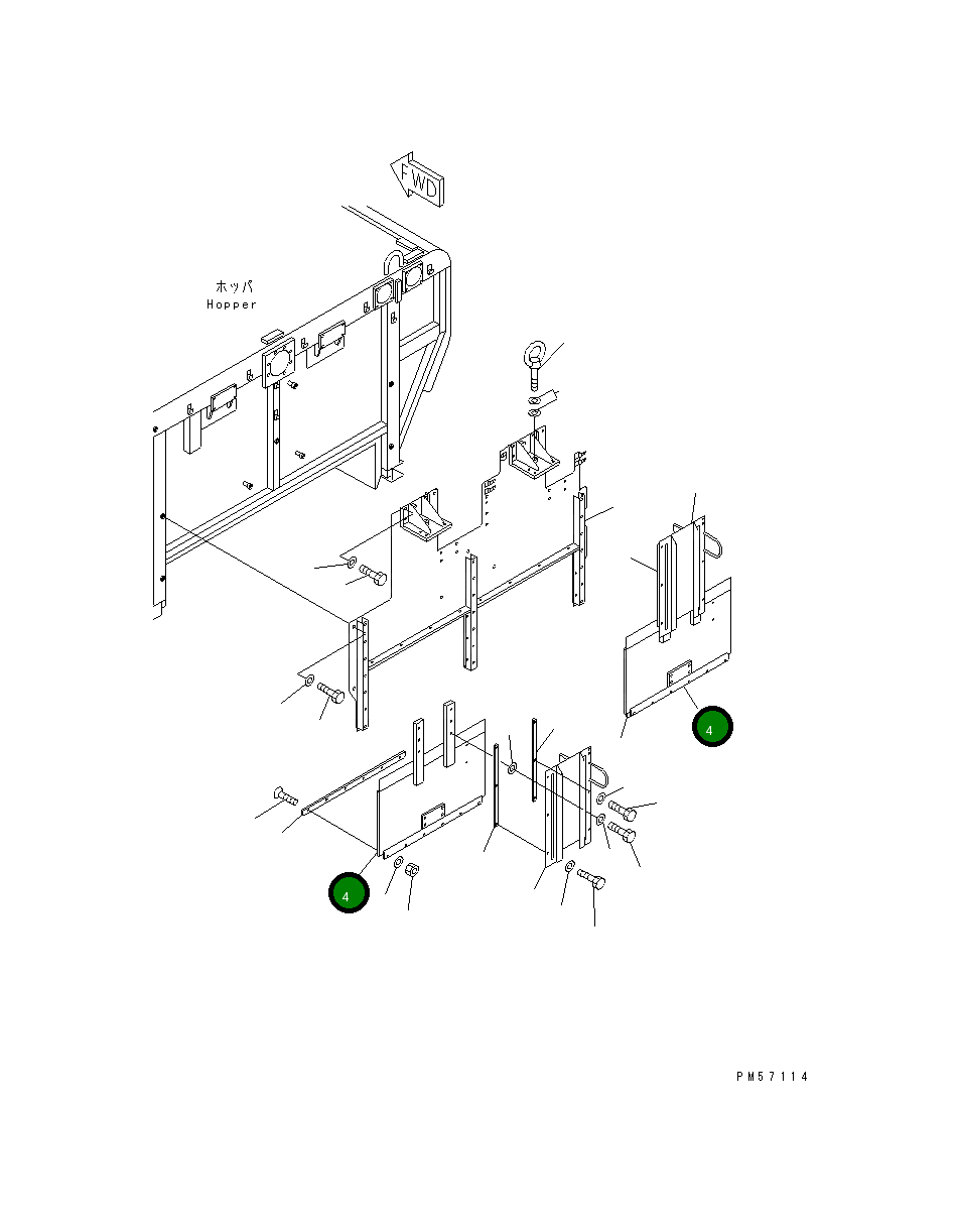 Затвор 277-70-56121 Komatsu