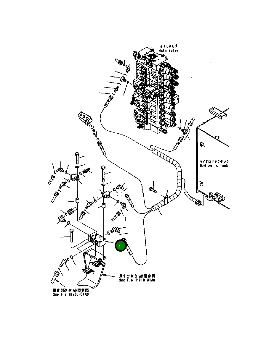 Блок 2076263230 Komatsu