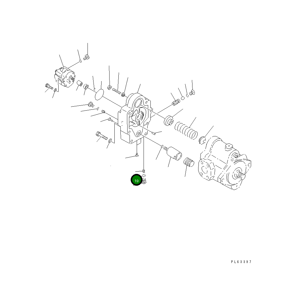 Дроссель FUHL69110 Komatsu