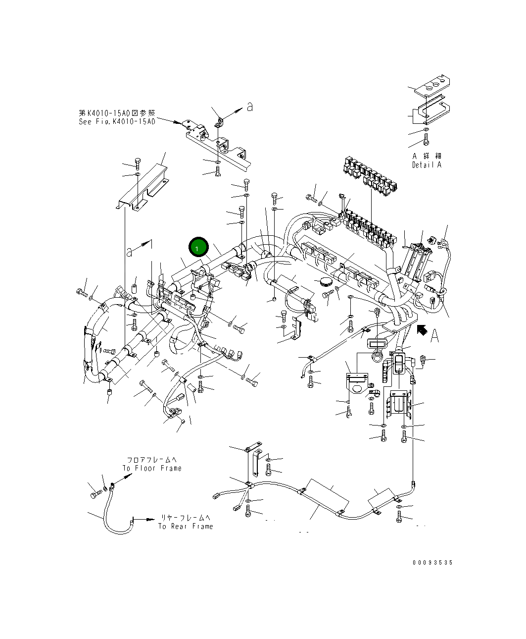 Жгут проводов 425-06-32154 Komatsu