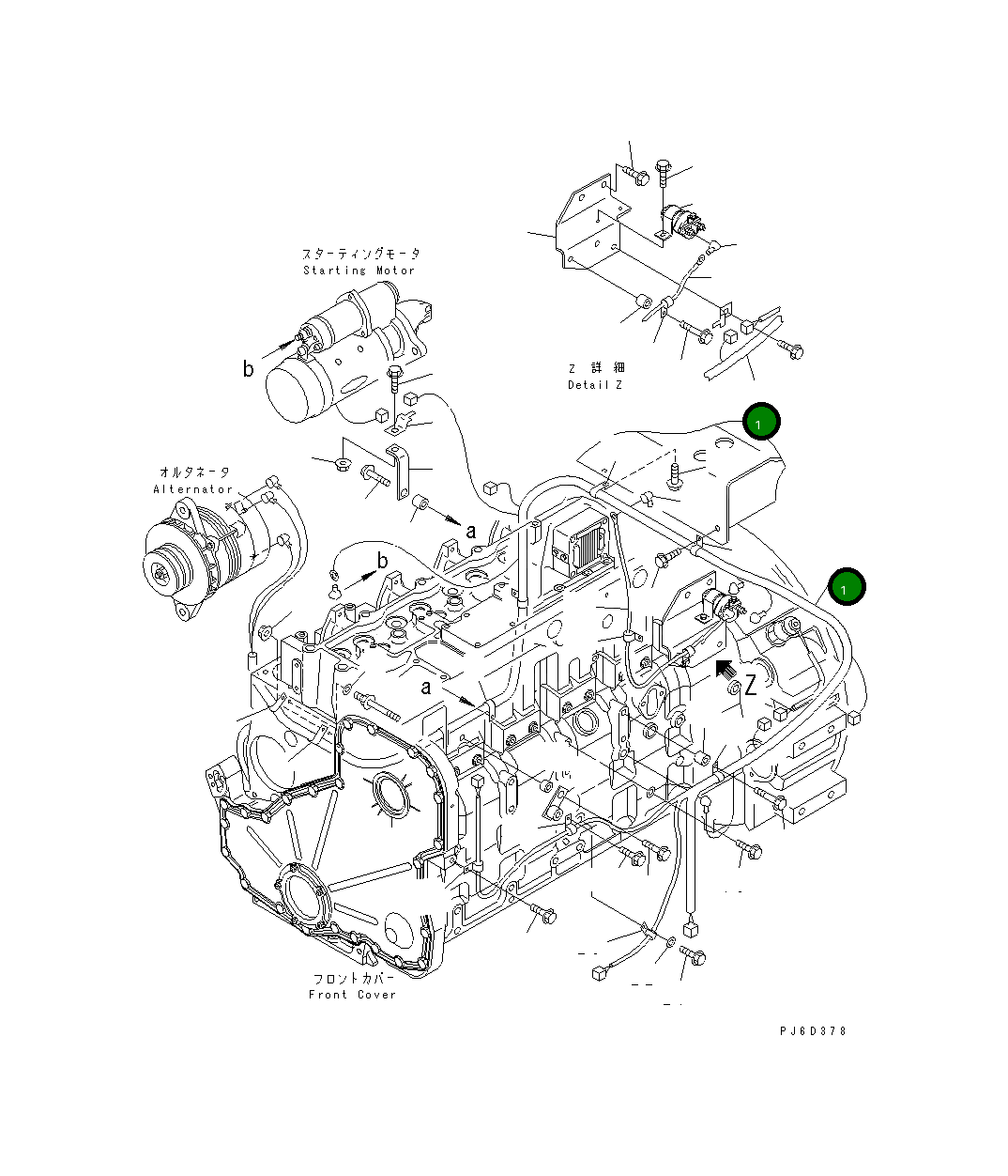 Жгут проводов 6743-81-8310 Komatsu